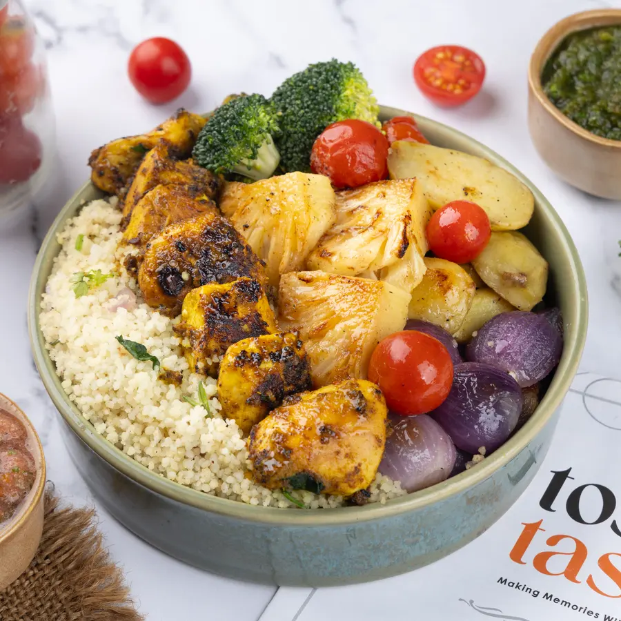 Moroccan Chicken with Barnyard Millet